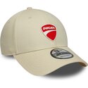 bone-curvo-bege-ajustavel-9forty-core-da-ducati-motor-motogp-da-new-era