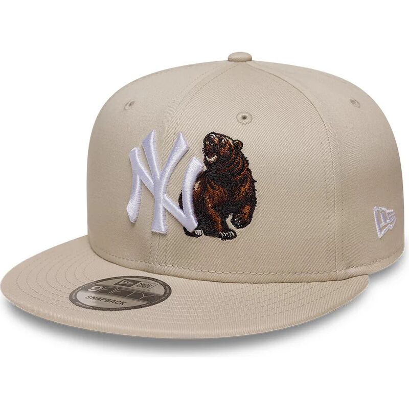 bone-plano-bege-snapback-urso-9fifty-outdoor-icon-da-new-york-yankees-mlb-da-new-era