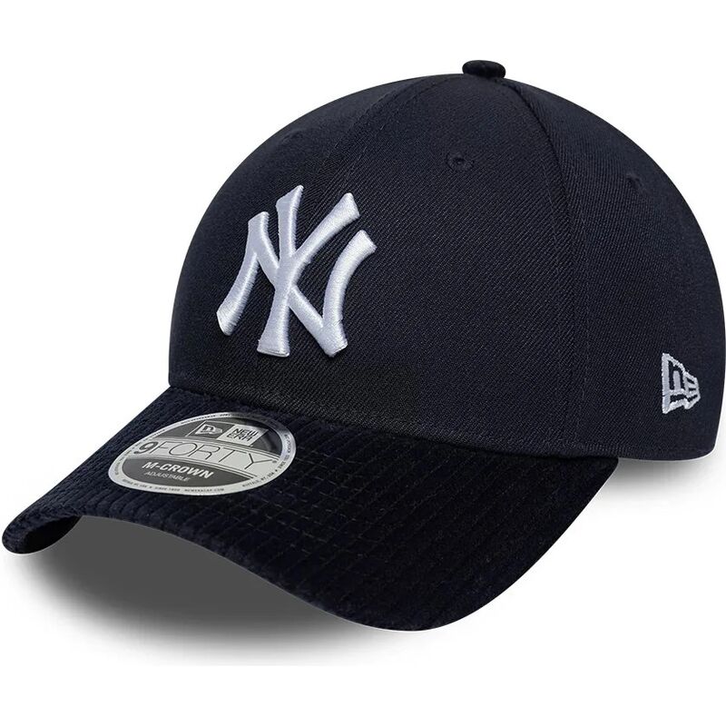 bone-curvo-azul-marinho-snapback-9forty-m-crown-cord-visor-da-new-york-yankees-mlb-da-new-era