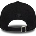 bone-curvo-preto-ajustavel-para-mulheres-com-logo-preto-9forty-m-crown-a-frame-fabric-mix-da-new-york-yankees-mlb-da-new-era