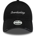 bone-curvo-preto-ajustavel-para-mulheres-9twenty-slogan-overthinking-da-new-era
