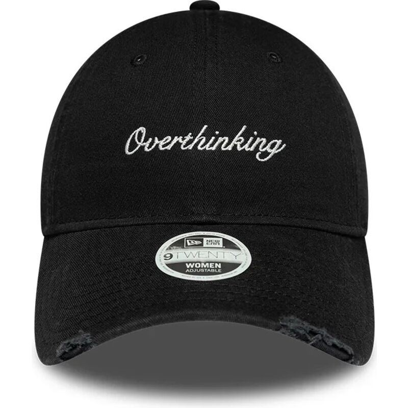 bone-curvo-preto-ajustavel-para-mulheres-9twenty-slogan-overthinking-da-new-era