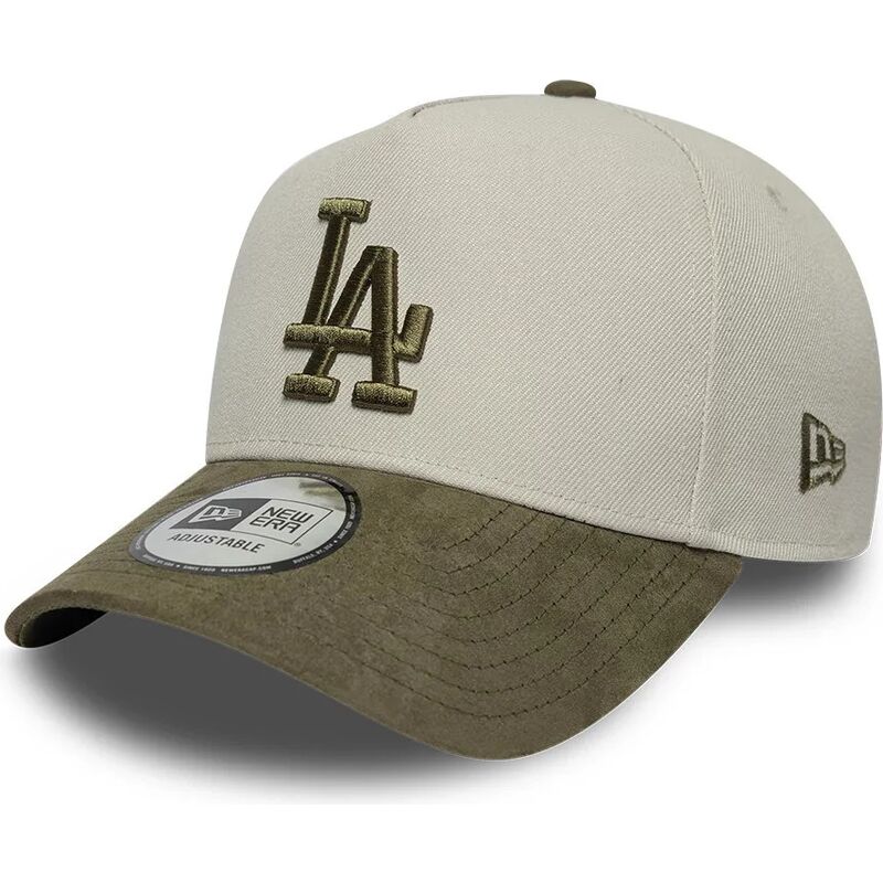 bone-curvo-verde-e-bege-snapback-com-logo-verde-e-frame-suede-visor-da-los-angeles-dodgers-mlb-da-new-era bone-curvo-verde-e-bege-snapback-com-logo-verde-e-frame-suede-visor-da-los-angeles-dodgers-mlb-da-new-era