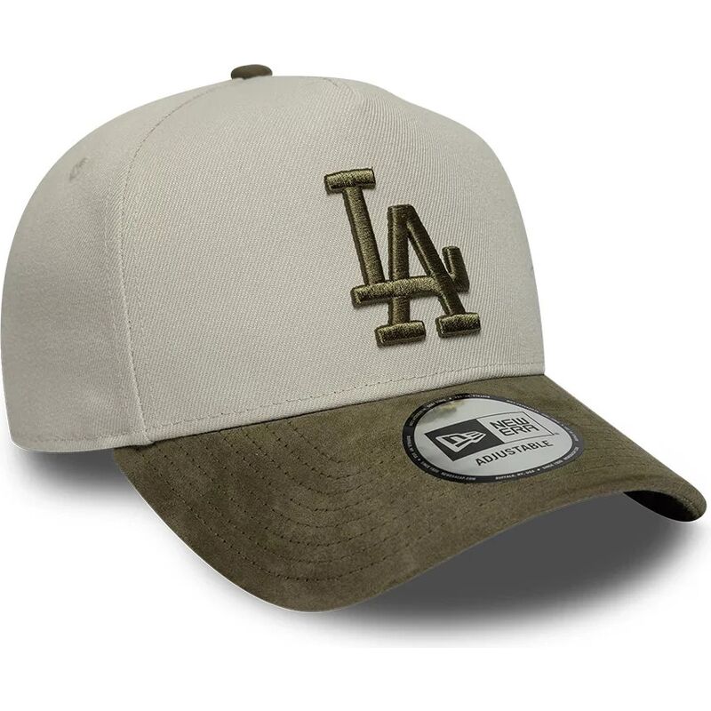 bone-curvo-verde-e-bege-snapback-com-logo-verde-e-frame-suede-visor-da-los-angeles-dodgers-mlb-da-new-era bone-curvo-verde-e-bege-snapback-com-logo-verde-e-frame-suede-visor-da-los-angeles-dodgers-mlb-da-new-era