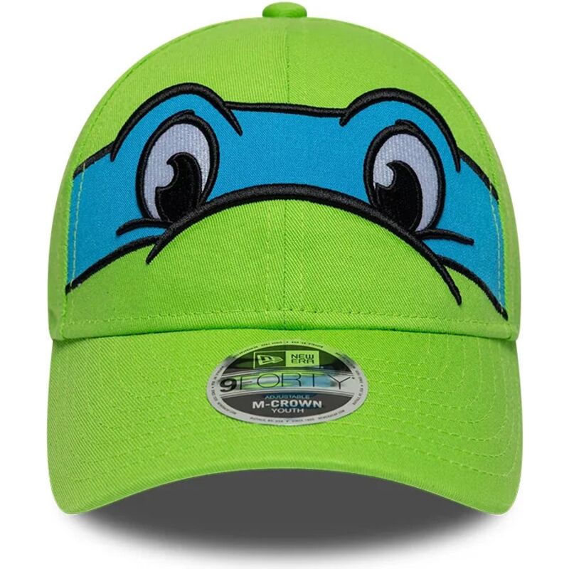 bone-curvo-verde-snapback-para-crianca-9forty-m-crown-face-da-leaonardo-as-tartarugas-ninja-da-new-era bone-curvo-verde-snapback-para-crianca-9forty-m-crown-face-da-leaonardo-as-tartarugas-ninja-da-new-era