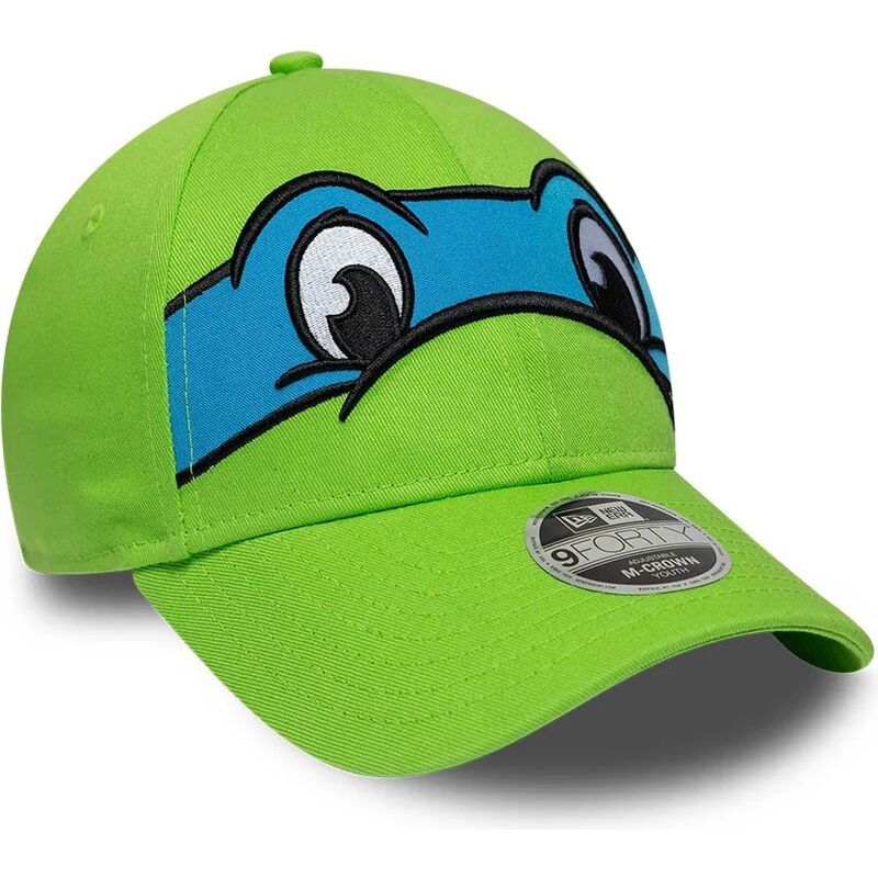 bone-curvo-verde-snapback-para-crianca-9forty-m-crown-face-da-leaonardo-as-tartarugas-ninja-da-new-era bone-curvo-verde-snapback-para-crianca-9forty-m-crown-face-da-leaonardo-as-tartarugas-ninja-da-new-era