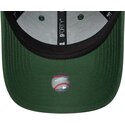 bone-curvo-verde-ajustavel-para-mulheres-9forty-metallic-da-new-york-yankees-mlb-da-new-era
