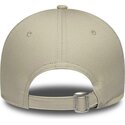 bone-curvo-bege-ajustavel-para-mulheres-9forty-fruit-icon-strawberry-da-new-york-yankees-mlb-da-new-era