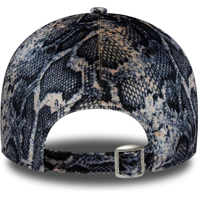 bone-curvo-multicolor-ajustavel-para-mulheres-9forty-snake-print-da-new-york-yankees-mlb-da-new-era