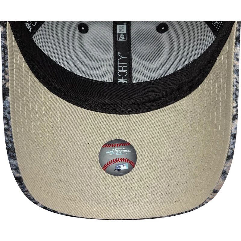 bone-curvo-multicolor-ajustavel-para-mulheres-9forty-snake-print-da-new-york-yankees-mlb-da-new-era