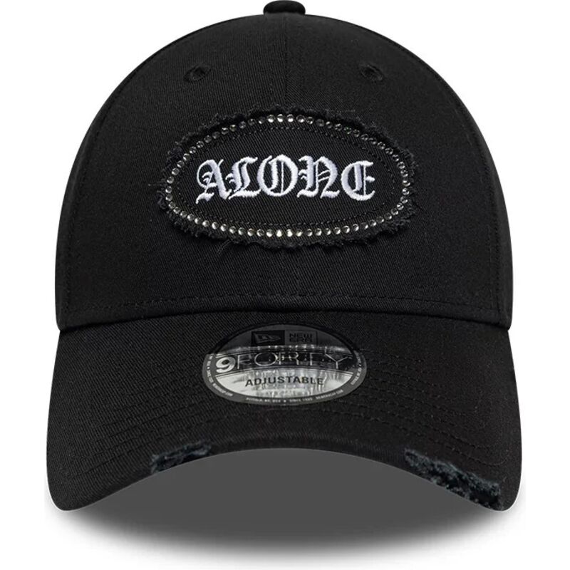 bone-curvo-preto-ajustavel-9forty-gem-patch-distress-alone-da-new-era