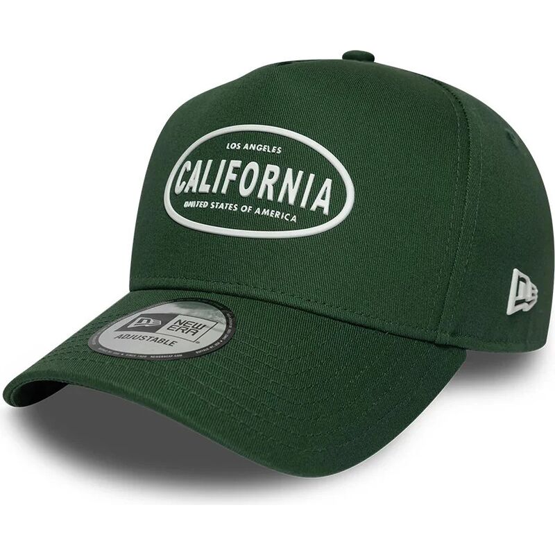 bone-curvo-verde-snapback-e-frame-rubber-logo-da-california-los-angeles-da-new-era bone-curvo-verde-snapback-e-frame-rubber-logo-da-california-los-angeles-da-new-era