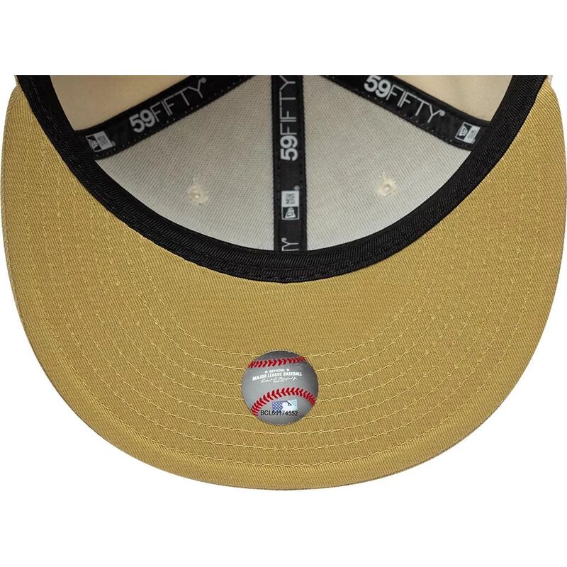 bone-plano-bege-e-castanho-justo-59fifty-league-essential-da-new-york-yankees-mlb-da-new-era