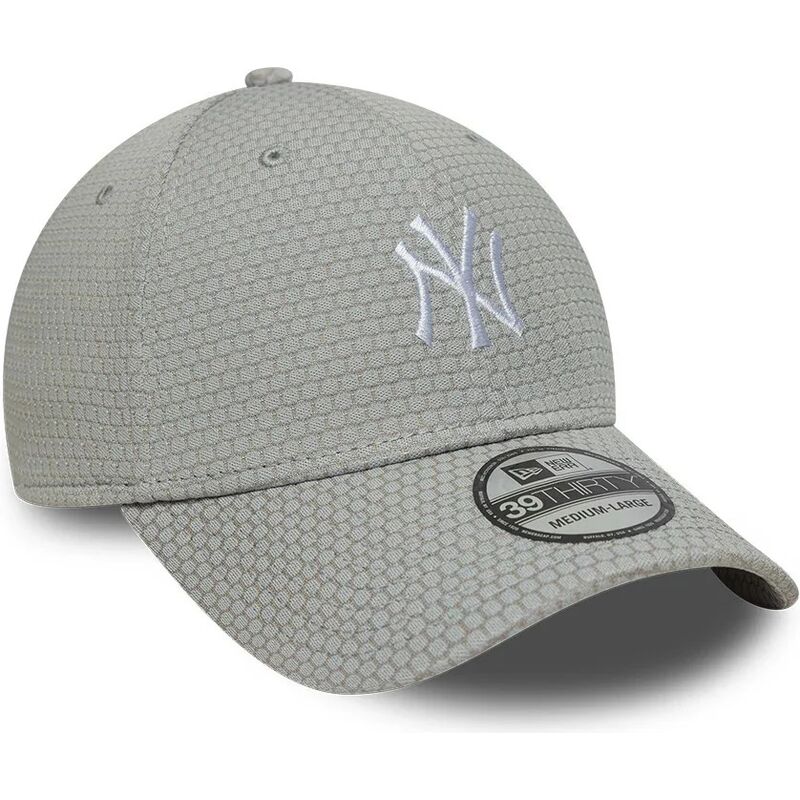 bone-curvo-cinza-justo-com-logo-branco-39thirty-stretch-mesh-da-new-york-yankees-mlb-da-new-era