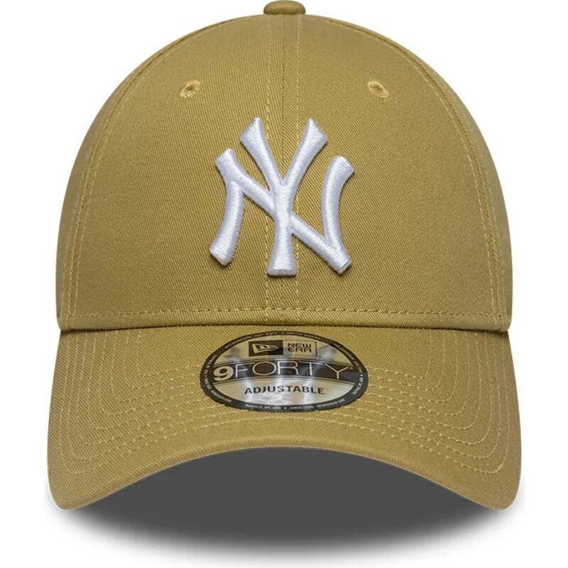 bone-curvo-khaki-ajustavel-9forty-league-essential-da-new-york-yankees-mlb-da-new-era