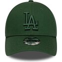 bone-curvo-verde-escuro-ajustavel-para-crianca-com-logo-verde-9forty-league-essential-da-los-angeles-dodgers-mlb-da-new-era