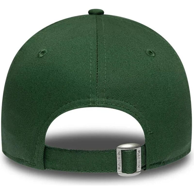 bone-curvo-verde-escuro-ajustavel-para-crianca-com-logo-verde-9forty-league-essential-da-los-angeles-dodgers-mlb-da-new-era