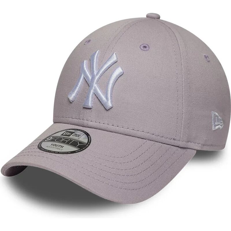 bone-curvo-violeta-claro-ajustavel-para-crianca-9forty-league-essential-da-new-york-yankees-mlb-da-new-era