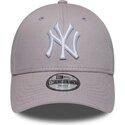bone-curvo-violeta-claro-ajustavel-para-crianca-9forty-league-essential-da-new-york-yankees-mlb-da-new-era