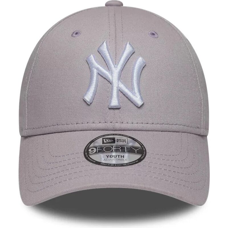 bone-curvo-violeta-claro-ajustavel-para-crianca-9forty-league-essential-da-new-york-yankees-mlb-da-new-era