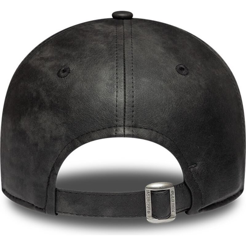 bone-curvo-preto-ajustavel-para-mulheres-com-logo-preto-9twenty-washed-pu-da-new-york-yankees-mlb-da-new-era