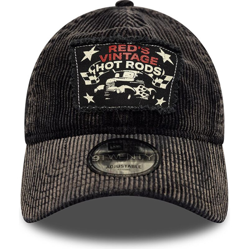 bone-curvo-preto-ajustavel-9twenty-patch-acid-cord-hot-rods-da-new-era