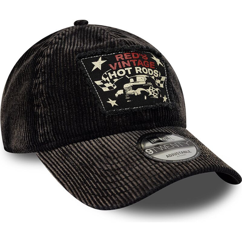 bone-curvo-preto-ajustavel-9twenty-patch-acid-cord-hot-rods-da-new-era