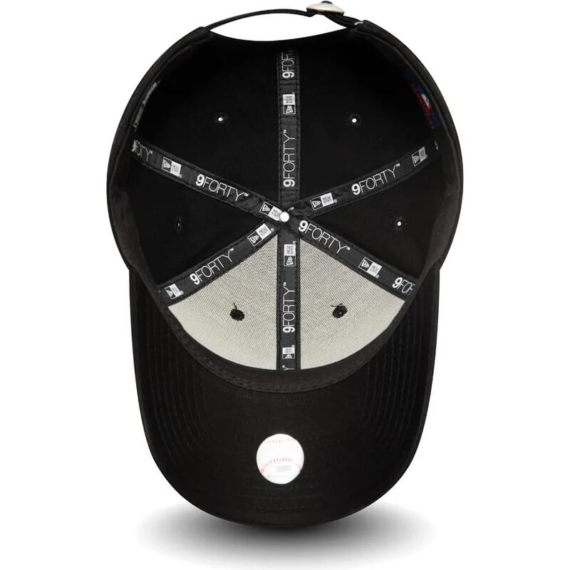 bone-curvo-preto-ajustavel-com-logo-preto-9forty-league-essential-da-los-angeles-dodgers-mlb-da-new-era