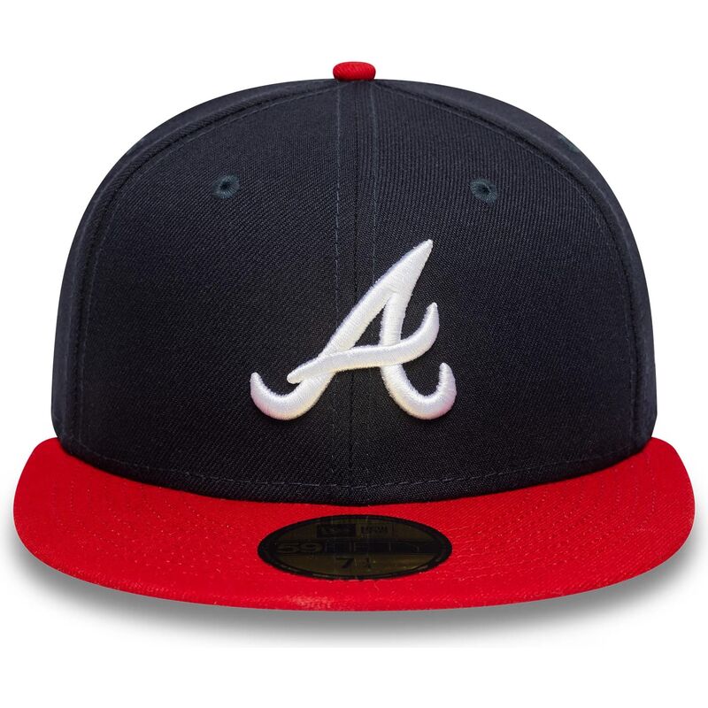 bone-plano-azul-marinho-e-vermelho-justo-59fifty-ac-perf-da-atlanta-braves-mlb-da-new-era