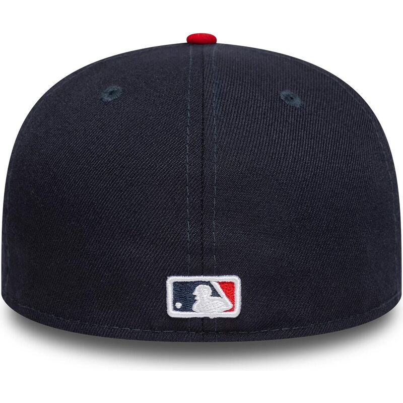 bone-plano-azul-marinho-e-vermelho-justo-59fifty-ac-perf-da-atlanta-braves-mlb-da-new-era