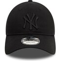 bone-curvo-preto-ajustavel-com-logo-preto-9twenty-league-essential-da-new-york-yankees-mlb-da-new-era