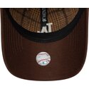 bone-curvo-castanho-ajustavel-9twenty-mix-check-da-los-angeles-dodgers-mlb-da-new-era