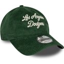 bone-curvo-verde-ajustavel-9twenty-a-frame-cord-script-da-los-angeles-dodgers-mlb-da-new-era