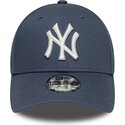 bone-curvo-azul-cinza-ajustavel-para-crianca-9forty-league-essential-da-new-york-yankees-mlb-da-new-era