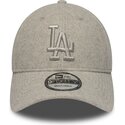 bone-curvo-bege-snapback-com-logo-bege-9forty-winter-da-los-angeles-dodgers-mlb-da-new-era