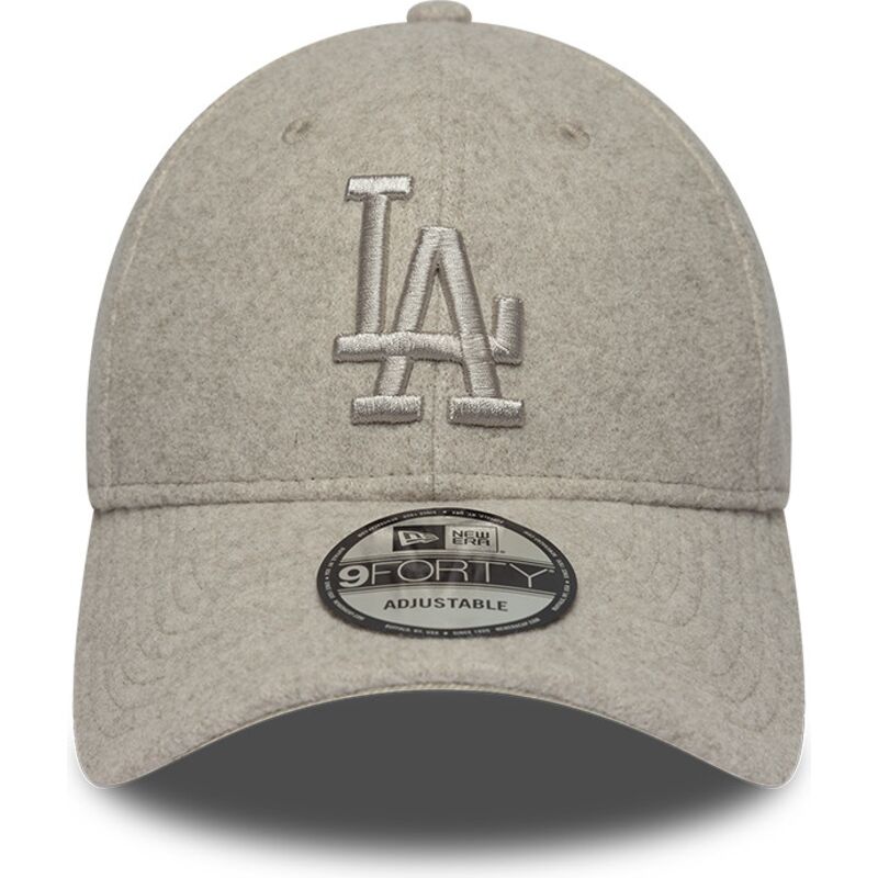 bone-curvo-bege-snapback-com-logo-bege-9forty-winter-da-los-angeles-dodgers-mlb-da-new-era