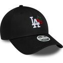 bone-curvo-preto-ajustavel-para-mulheres-9forty-fruit-icon-cherry-da-los-angeles-dodgers-mlb-da-new-era