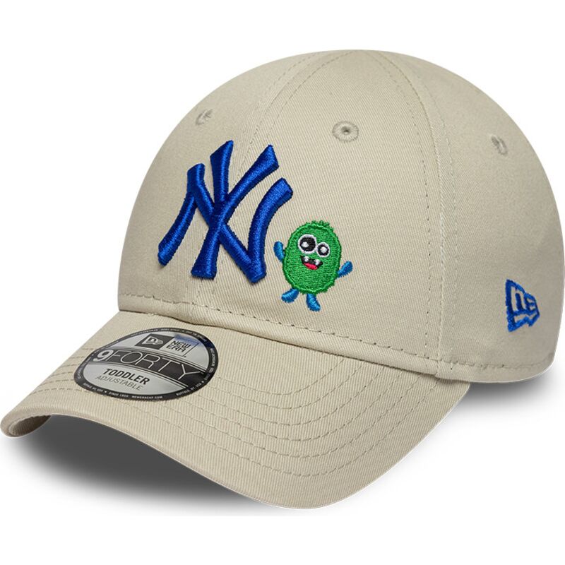 bone-curvo-bege-ajustavel-com-logo-azul-9forty-monster-icon-da-new-york-yankees-mlb-da-new-era