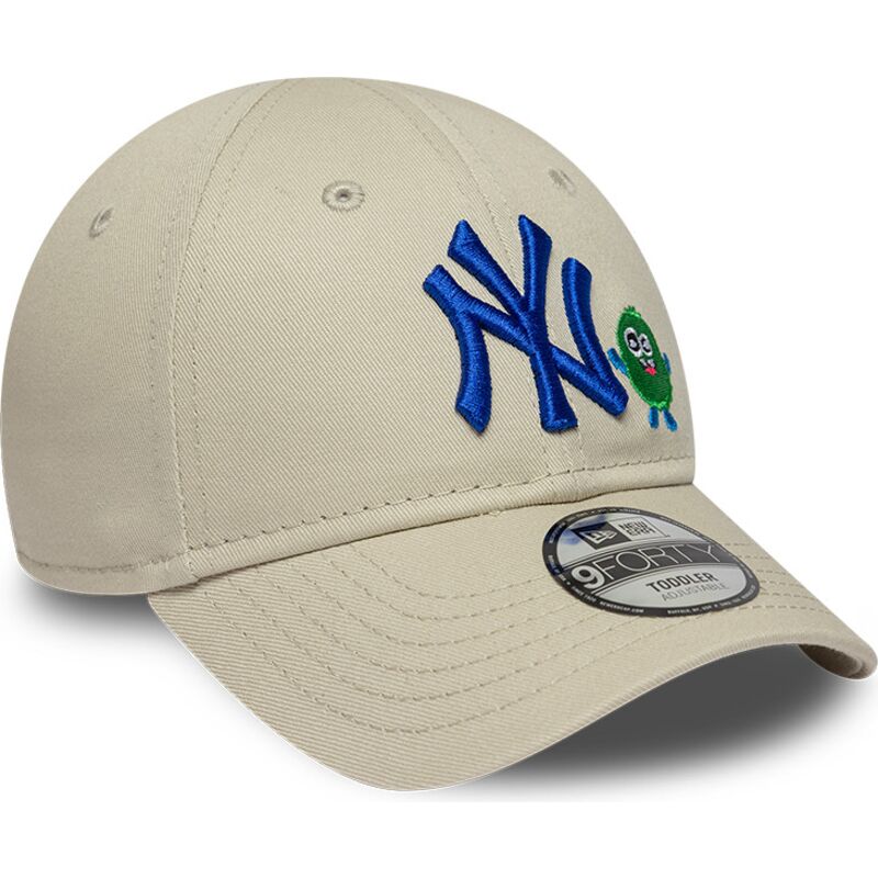 bone-curvo-bege-ajustavel-com-logo-azul-9forty-monster-icon-da-new-york-yankees-mlb-da-new-era