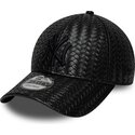 bone-curvo-preto-snapback-com-logo-preto-9forty-pu-weave-da-new-york-yankees-mlb-da-new-era