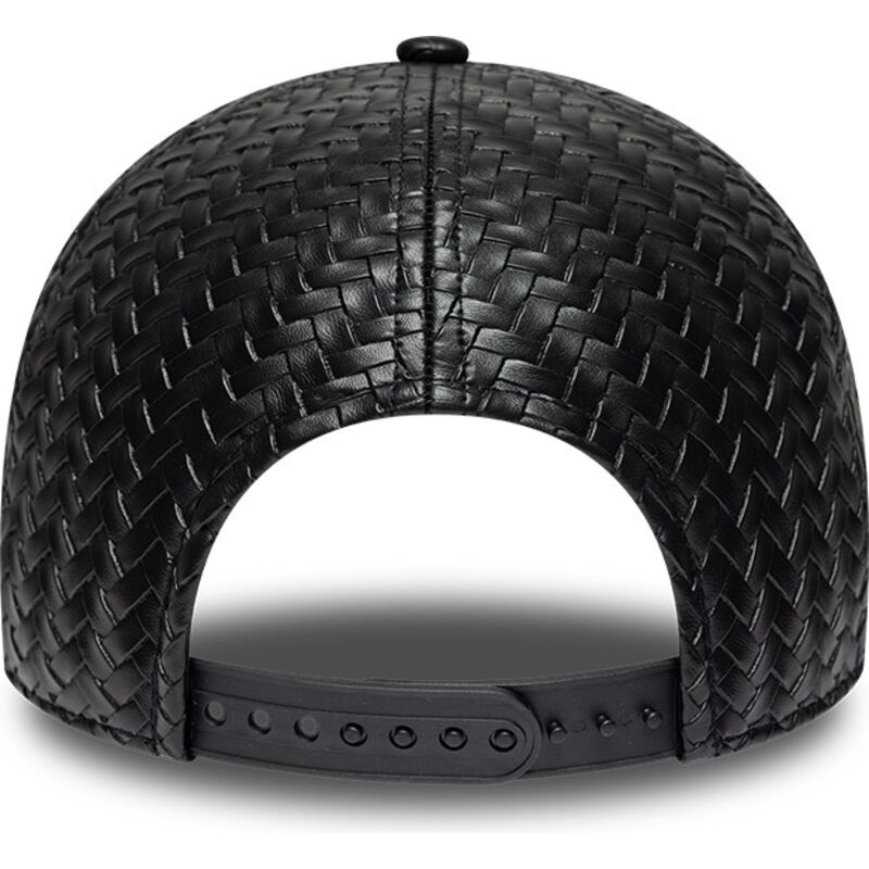 bone-curvo-preto-snapback-com-logo-preto-9forty-pu-weave-da-new-york-yankees-mlb-da-new-era