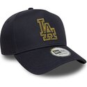 bone-curvo-azul-marinho-snapback-com-logo-dourado-e-frame-metallic-outline-da-los-angeles-dodgers-mlb-da-new-era