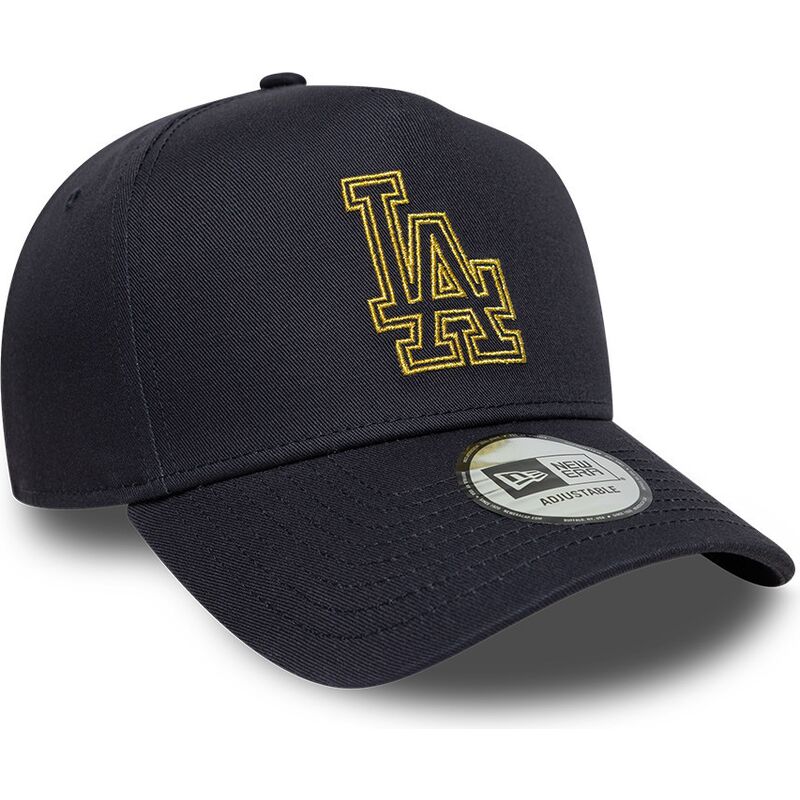 bone-curvo-azul-marinho-snapback-com-logo-dourado-e-frame-metallic-outline-da-los-angeles-dodgers-mlb-da-new-era