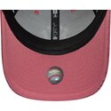 bone-curvo-rosa-ajustavel-para-mulheres-9forty-m-crown-chunky-cord-da-new-york-yankees-mlb-da-new-era
