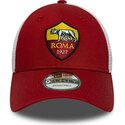 bone-trucker-vermelho-e-branco-ajustavel-9forty-league-da-associazione-sportiva-roma-serie-a-da-new-era
