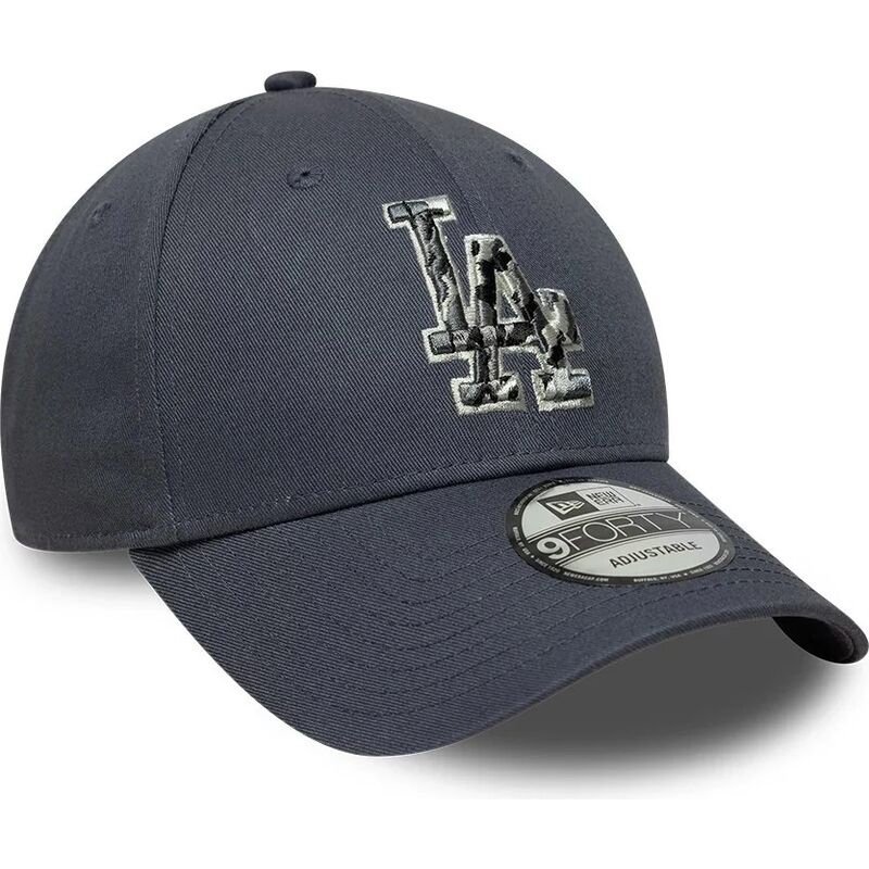 bone-curvo-cinza-ajustavel-9forty-outline-camo-da-los-angeles-dodgers-mlb-da-new-era