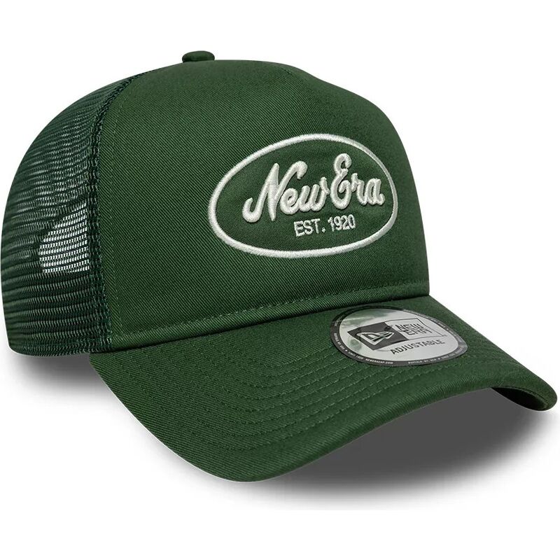 bone-trucker-verde-a-frame-oval-patch-foam-da-new-era