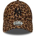 bone-curvo-leopardo-ajustavel-para-mulheres-com-logo-preto-9forty-leaopard-cord-da-new-york-yankees-mlb-da-new-era