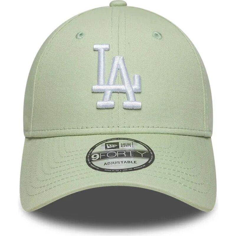 bone-curvo-verde-claro-ajustavel-9forty-league-ess-9forty-league-essential-da-los-angeles-dodgers-mlb-da-new-era