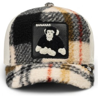 Boné trucker multicolor macaco Bananas Double Stuffed The Farm da Goorin Bros.